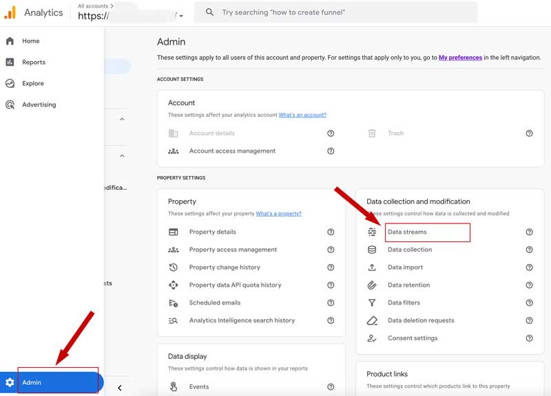 Google Analytics 4 Data Streams